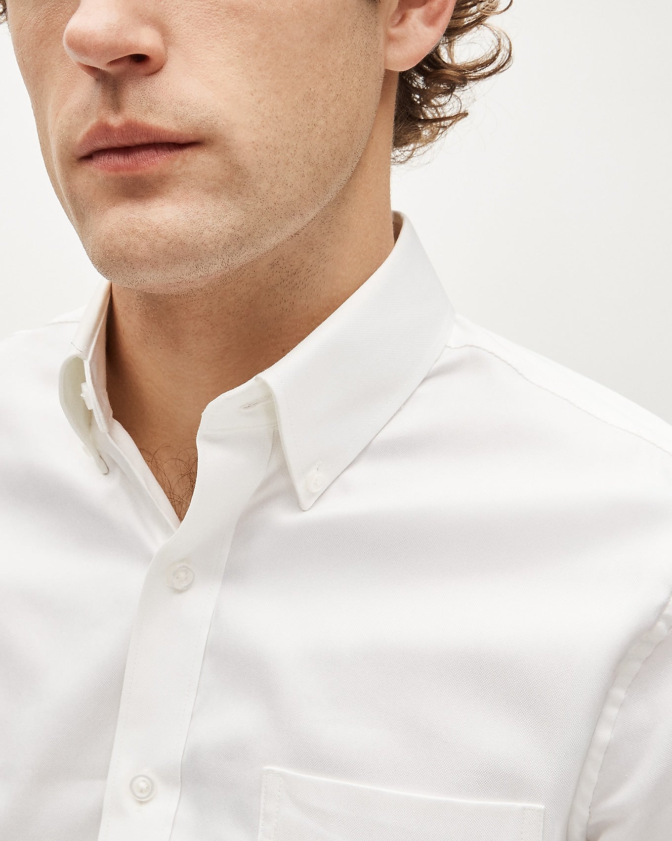 J.crew Bowery performance stretch oxford shirt with button-down collar