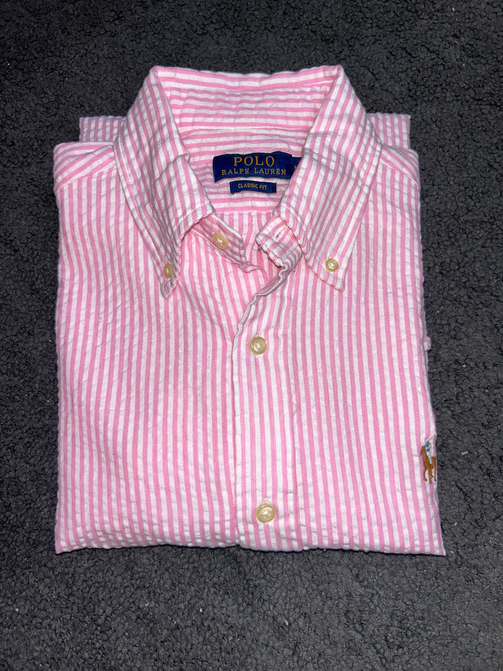 Polo Ralph Lauren Classic Fit Striped Seersucker Shirt