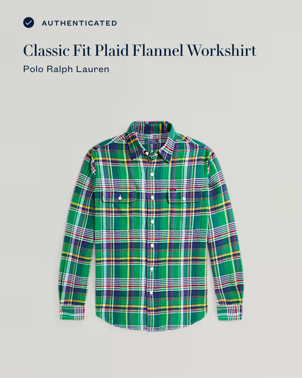 Medium Classic fit Ralph Lauren Shirt (Scanable)