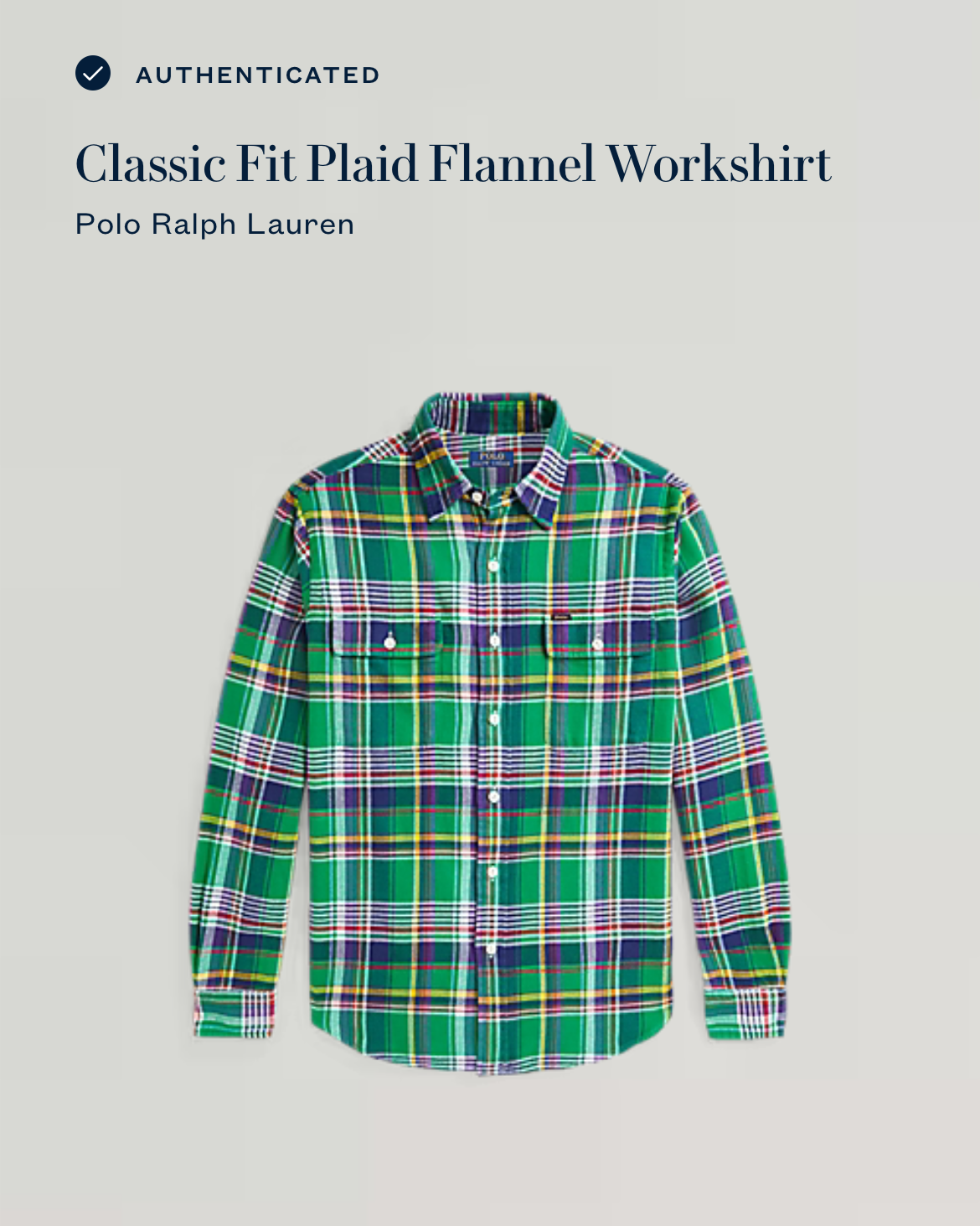 Medium Classic fit Ralph Lauren Shirt (Scanable)