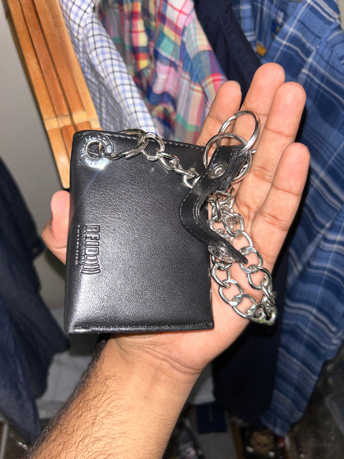 True Religion Wallet with chain