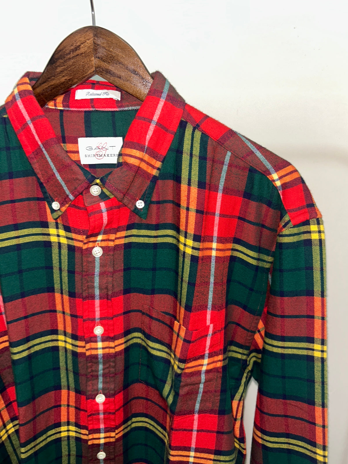 Medium Size GANT Check Shirt 75th anniversary special edition