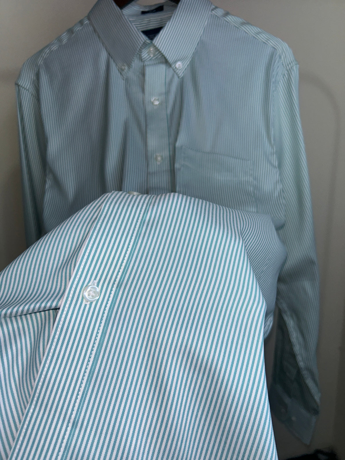 J.crew Bowery performance stretch oxford shirt with button-down collar