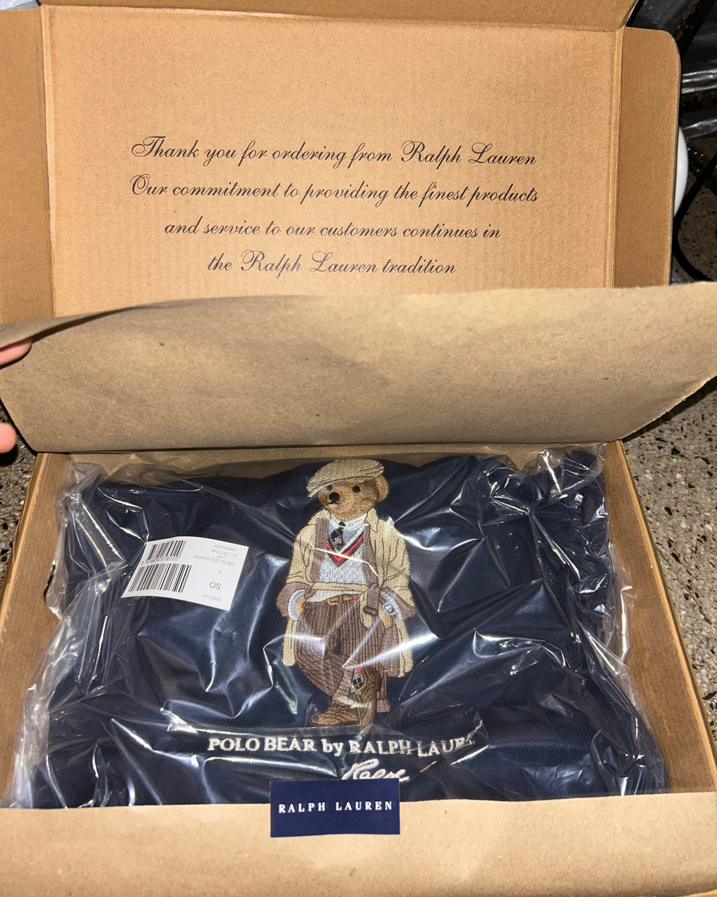 Z Polo Bear Tote Bag Ralph Lauren
