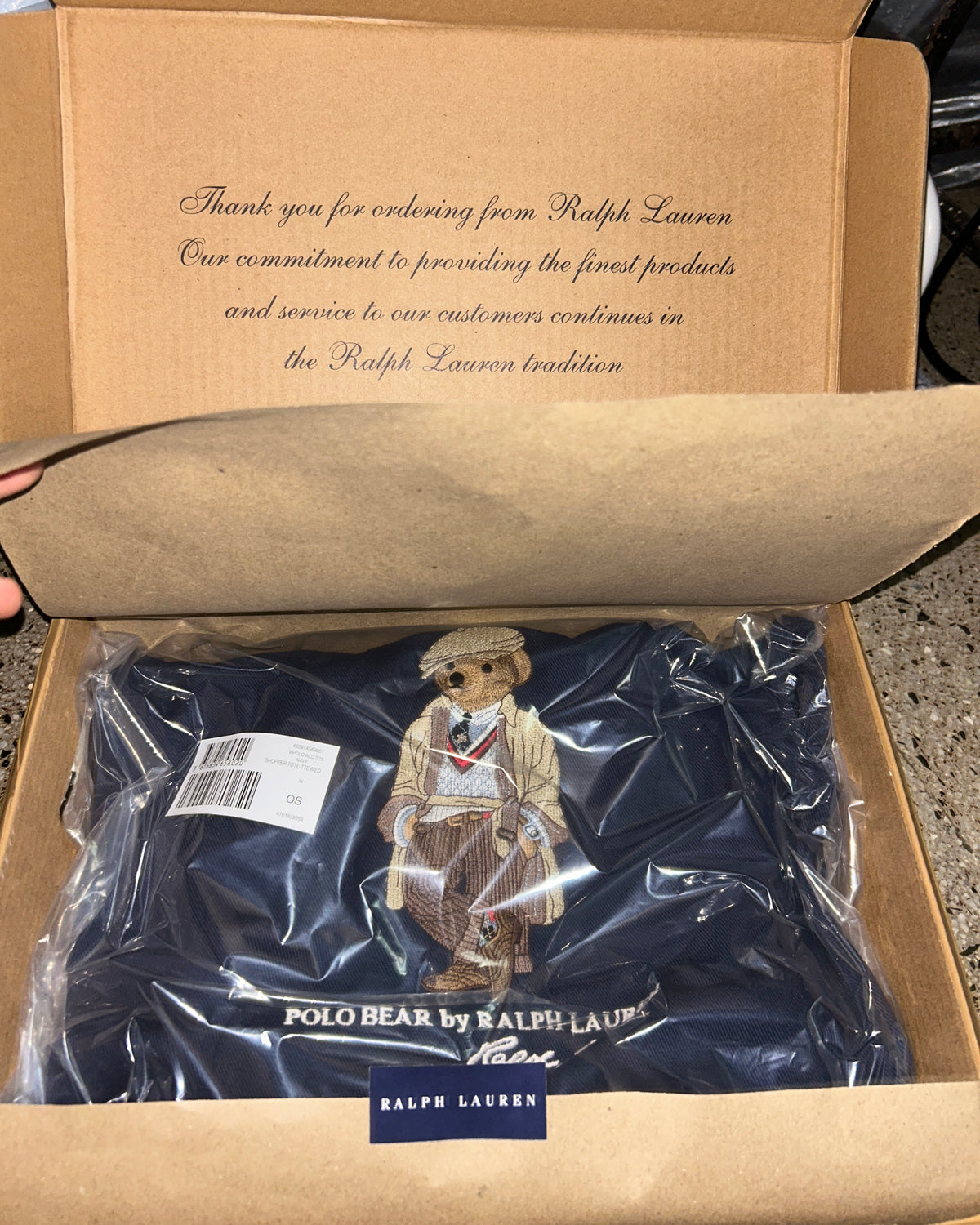 Z Polo Bear Tote Bag Ralph Lauren