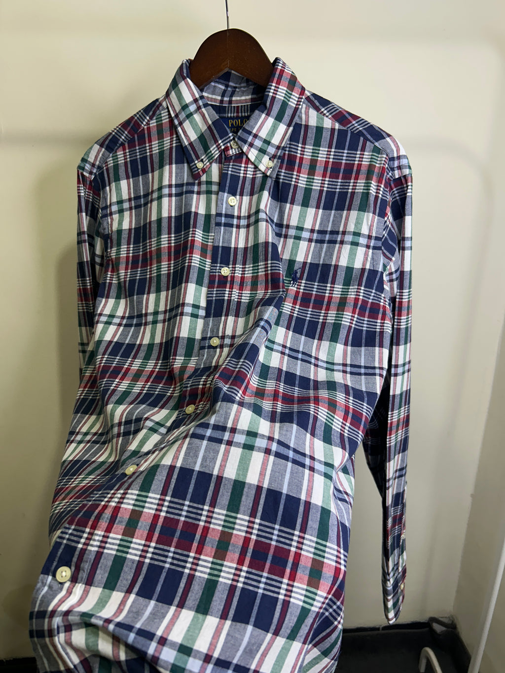 RL check shirt