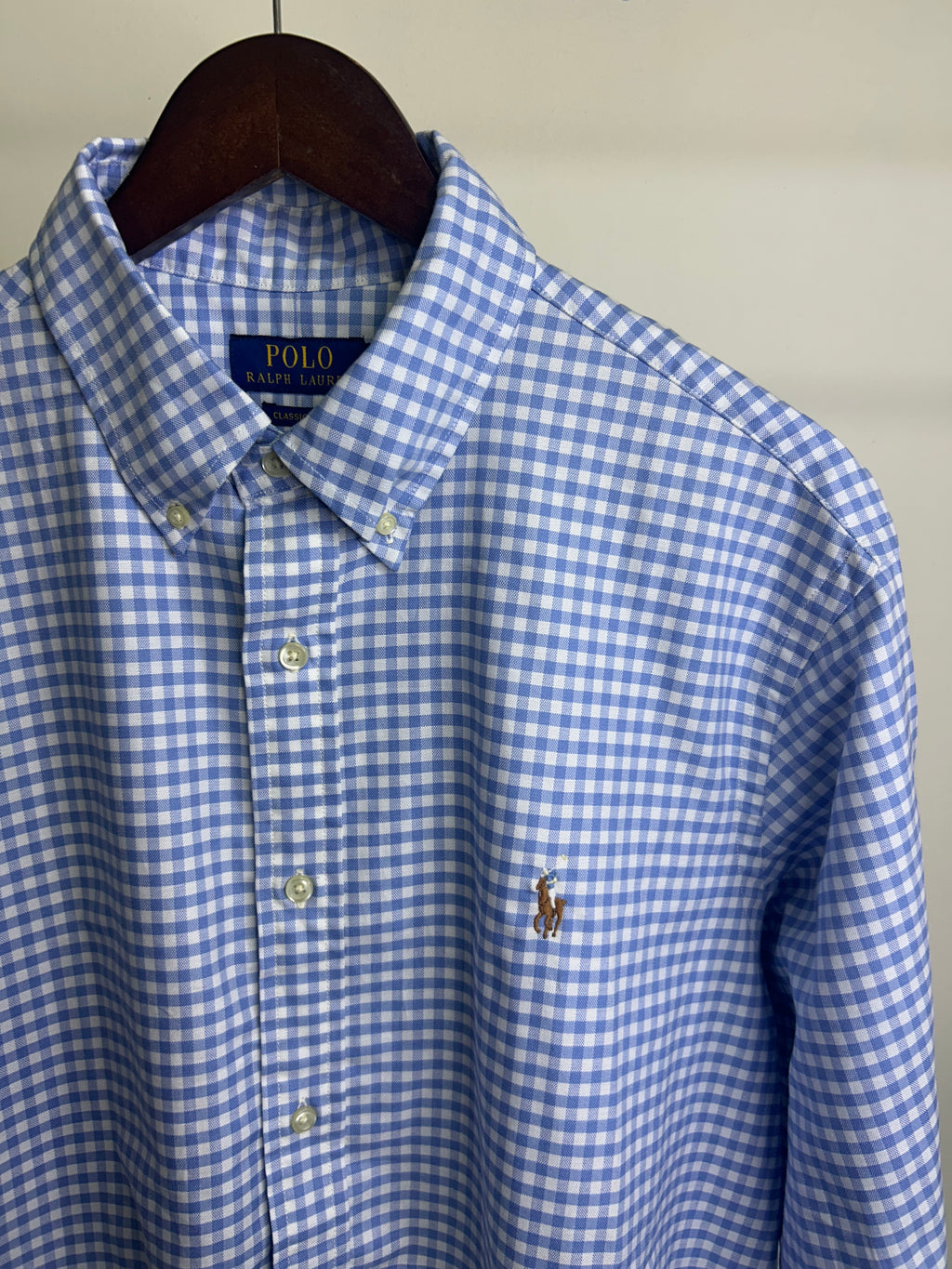 Ralph Lauren Gingham Check Oxford Shirt | Classic Fit