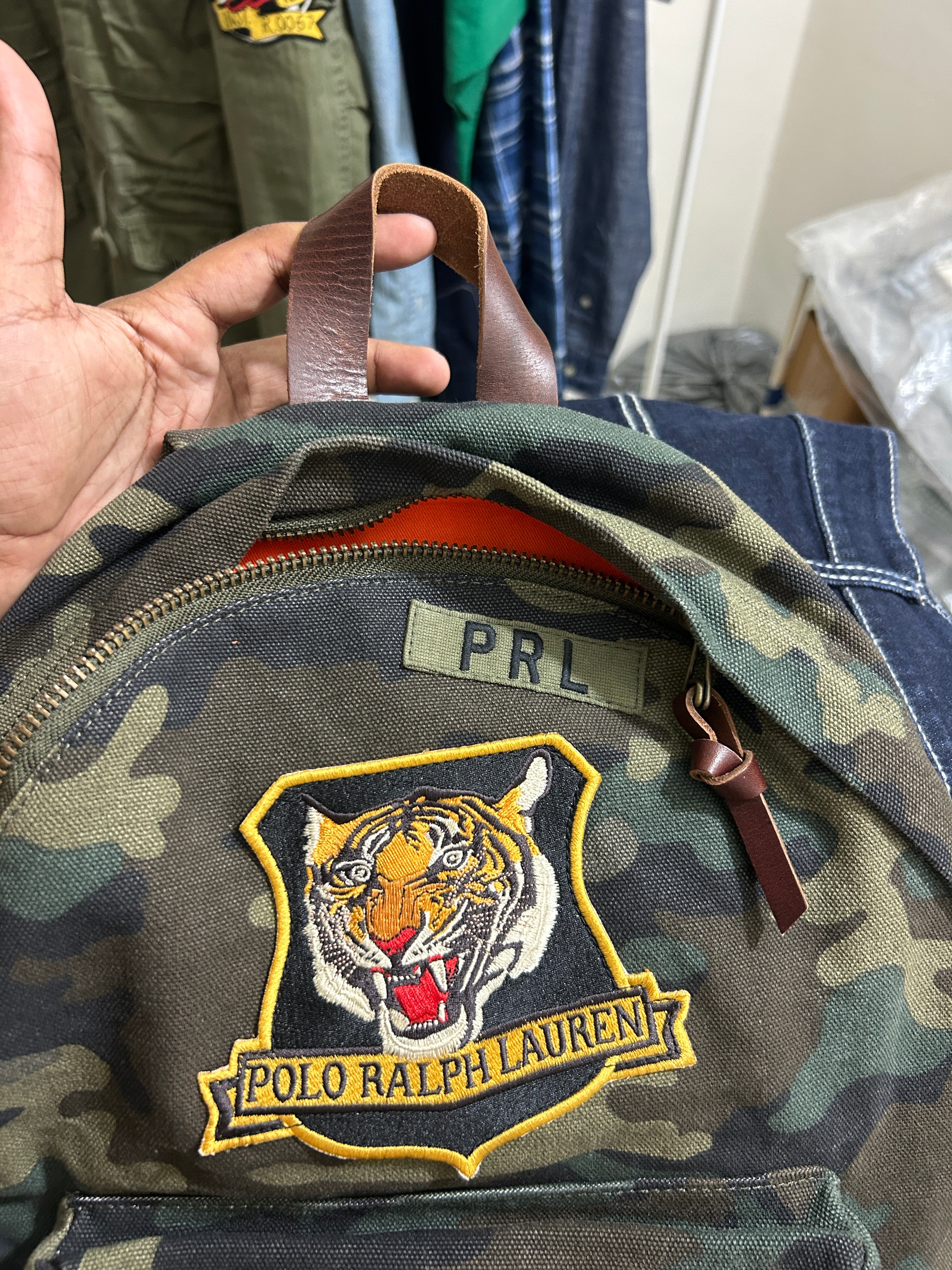 A Ralph Lauren Camo bag