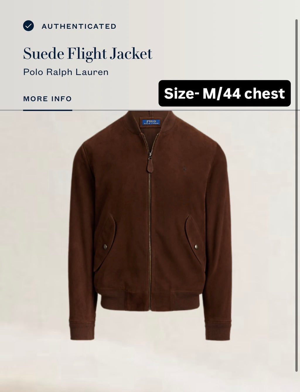 Ralph Lauren Suade Jacket