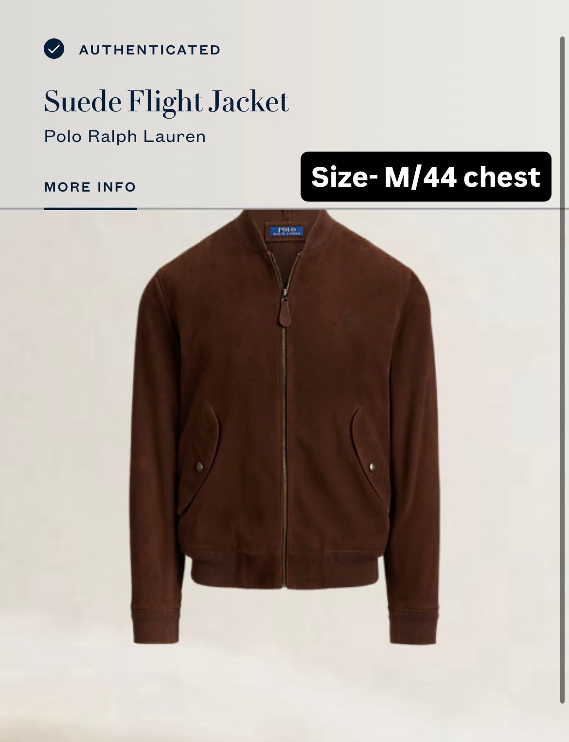 Ralph Lauren Suade Jacket