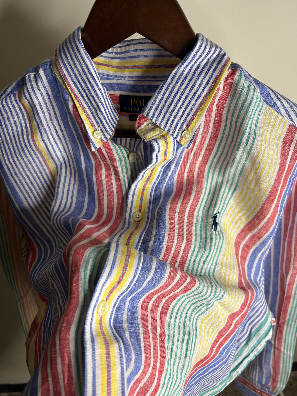 Z Rl Multicolour stripe linen shirt