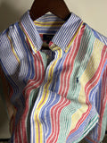Z Rl Multicolour stripe linen shirt