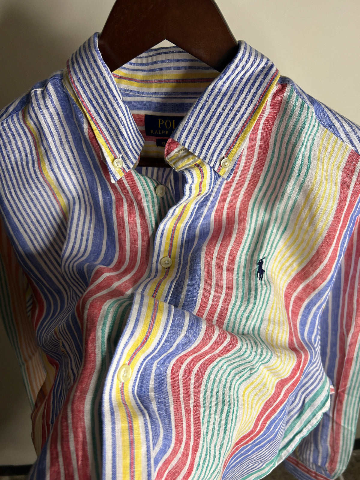 Z Rl Multicolour stripe linen shirt