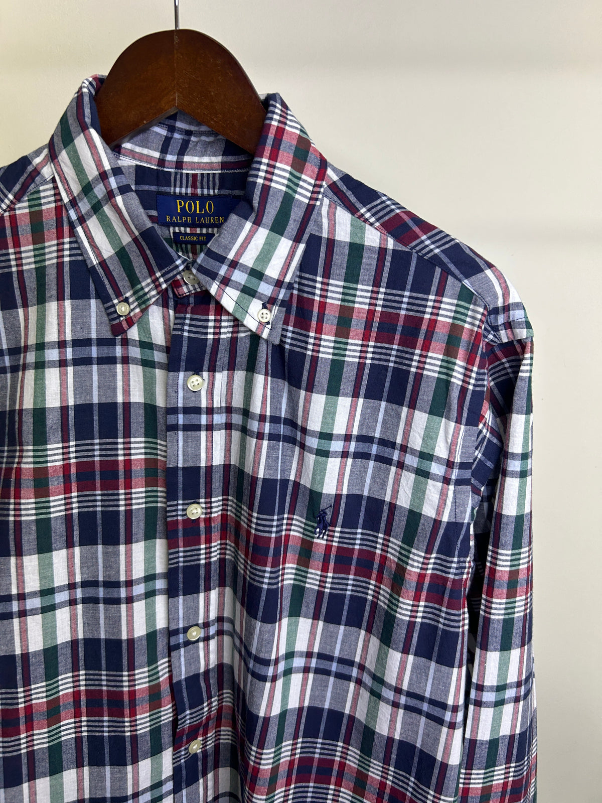 RL check shirt