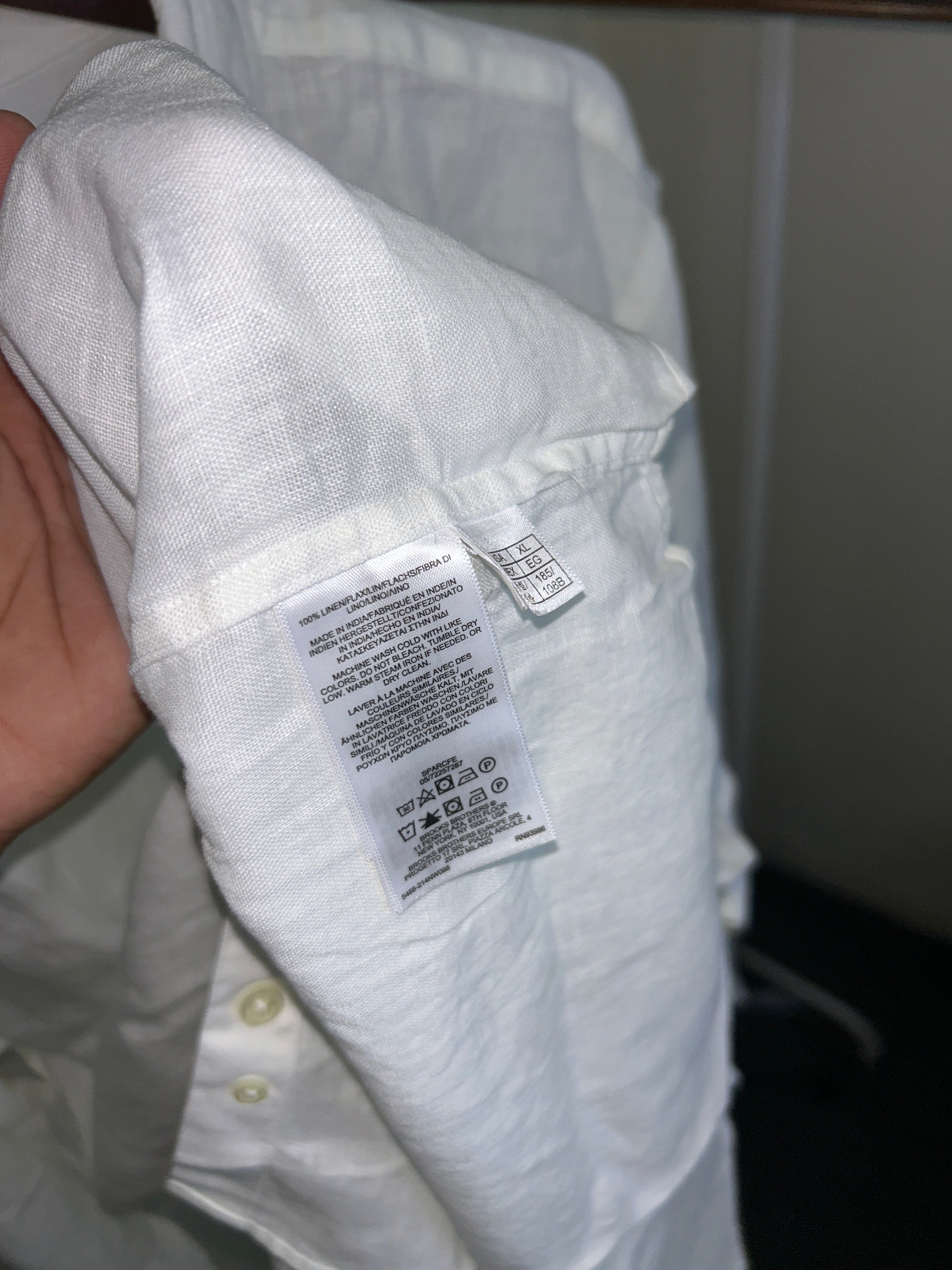 Linen Shirt Brooks Brother