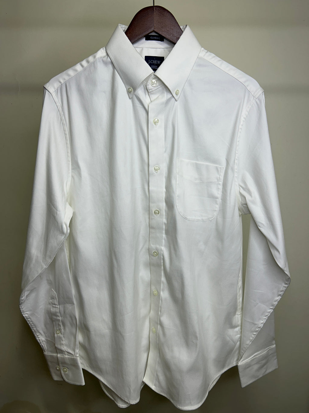 J.crew Bowery performance stretch oxford shirt with button-down collar