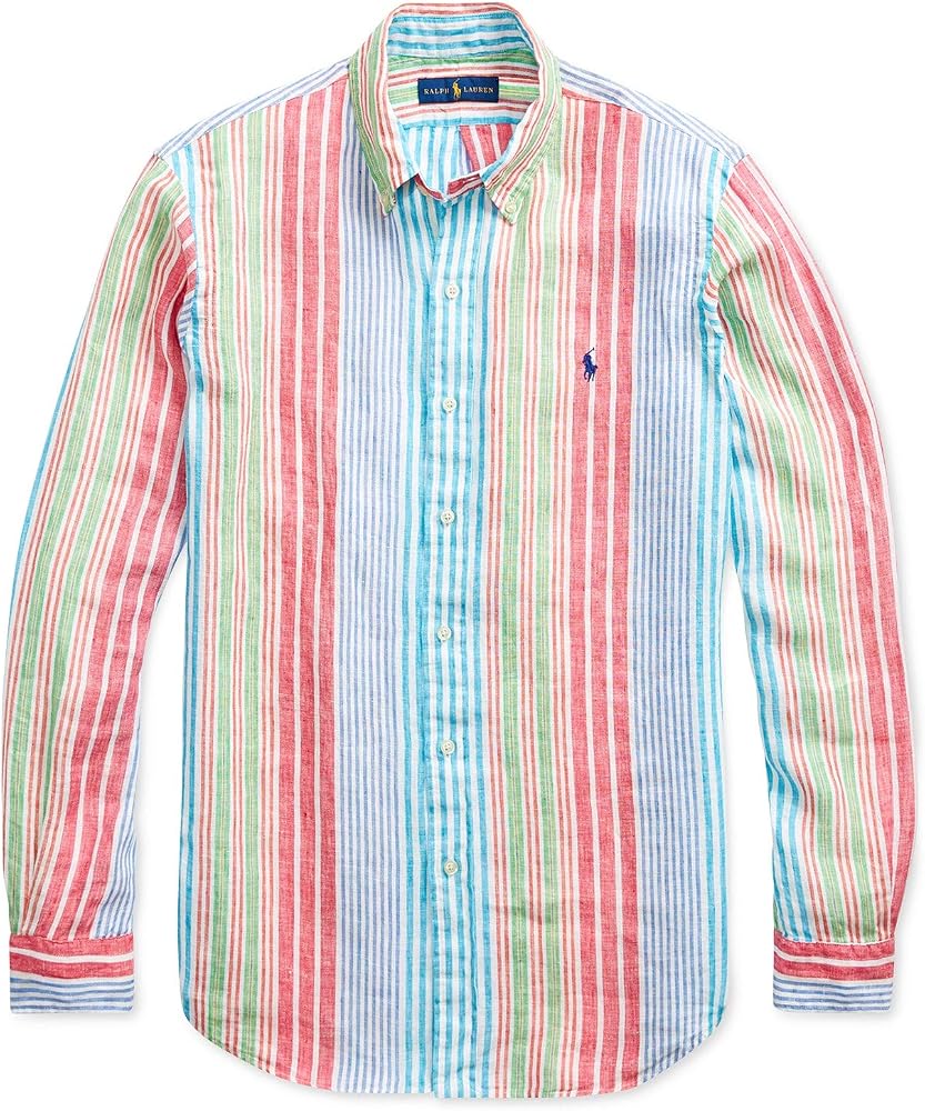 Ralph Linen Multicoloured stripes